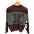 ヒステリックグラマー HYSTERIC GLAMOUR STAYIN ALIVE プリント プルオーバー シアー サマーニット レディース free