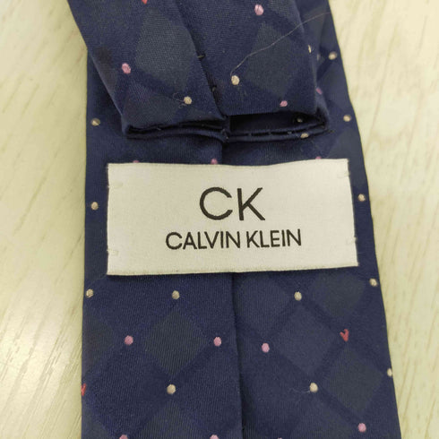 シーケーカルバンクライン ck Calvin Klein ドットチェックネクタイ メンズ