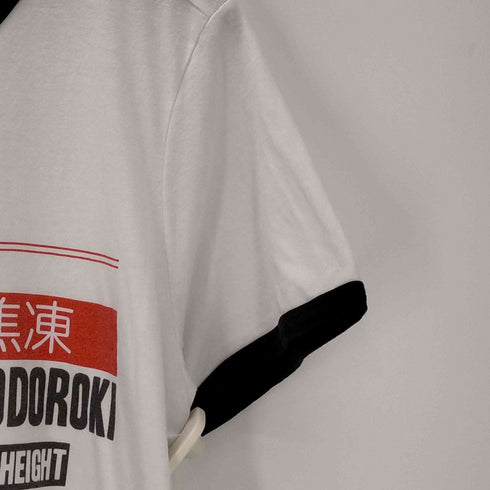 キャラクタープリント リンガーTシャツ メンズ 2XL