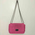 BORSE IN PELLE Genuine Leather Chain Shoulder Crossbody Clutch Bag 型押し ショルダーバッグ レディース