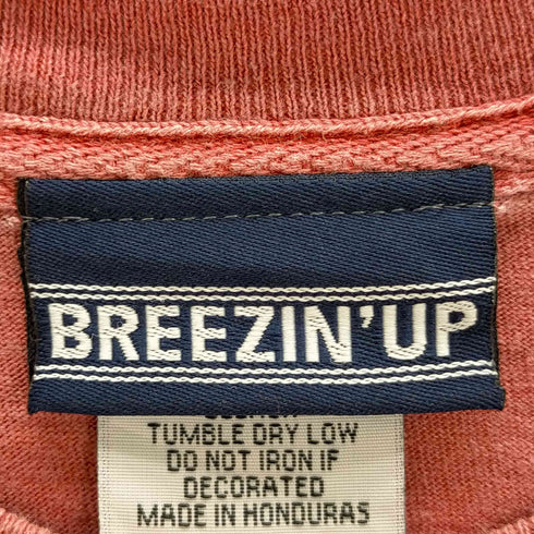 BREEZIN' UP ホンジュラス製 プリントクルーネックTシャツ メンズ JPN:XL