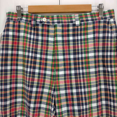 ローレンラルフローレン LAUREN RALPH LAUREN マルチカラーチェック スラックス メンズ W34