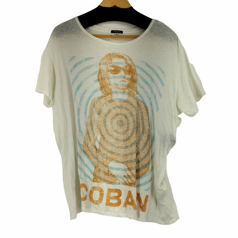 アールサーティー R13 Rare cotton/cashmere single-stitch Cobain tee メンズ JPN:M