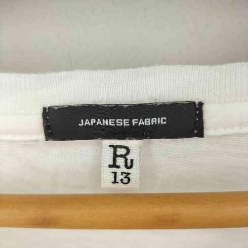アールサーティー R13 Rare cotton/cashmere single-stitch Cobain tee メンズ JPN:M