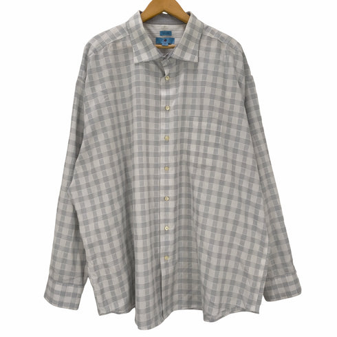 EGARA B系 ビッグサイズ チェック柄 長袖シャツ メンズ 3XL