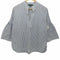 ローレンラルフローレン LAUREN RALPH LAUREN ストライプ柄 ケープスリーブ スキッパーシャツブラウス レディース import:S