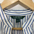 ローレンラルフローレン LAUREN RALPH LAUREN ストライプ柄 ケープスリーブ スキッパーシャツブラウス レディース import:S
