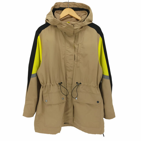 ベルシュカ BERSHKA ウエストレース フーデット トレンチ コート レディース import:M