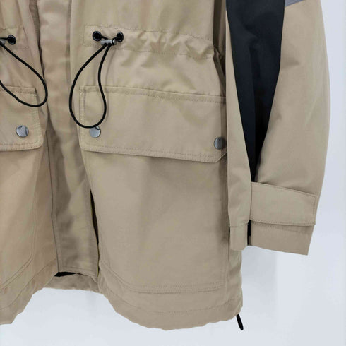 ベルシュカ BERSHKA ウエストレース フーデット トレンチ コート レディース import:M