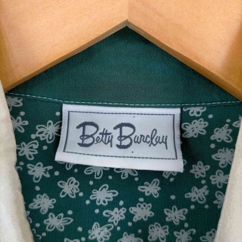 ベティバークレー Betty Barclay シルク100% ステッチポケット S/Sシャツ レディース