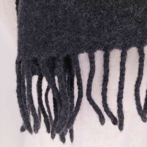 ポロラルフローレン POLO RALPH LAUREN イタリア製 ポニー刺繍 ウールフリンジマフラー メンズ