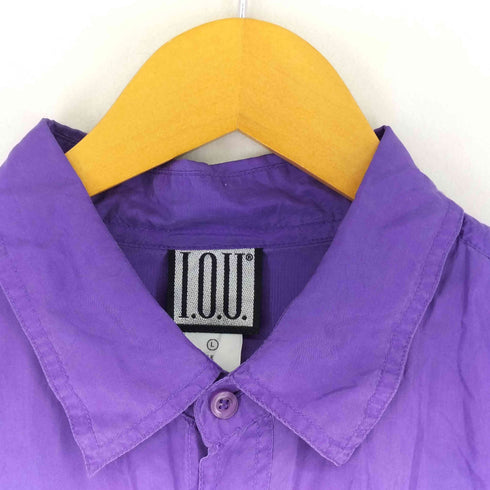 フメイ I.O.U シルク100% L/S シャツ メンズ import:L