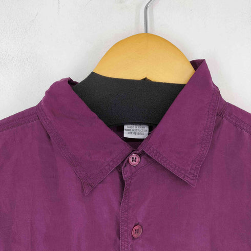 HIGH ADVANTAGE シルク100% L/S シャツ メンズ import:M