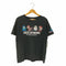 ドッド絵 キャラクタープリント クルーネックTシャツ メンズ LL
