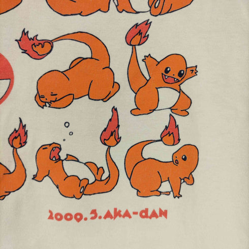 フロントキャラクタープリント ラグランスリーブTシャツ メンズ