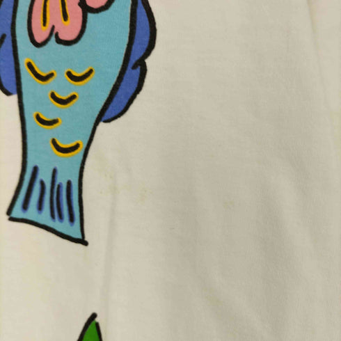 フルギ DONE SAIPAN イラストロゴプリント クルーネックTシャツ メンズ