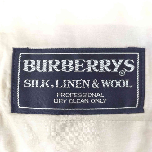 バーバリーロンドン BURBERRY LONDON SILK LINEN & WOOL 2B テーラードジャケット メンズ