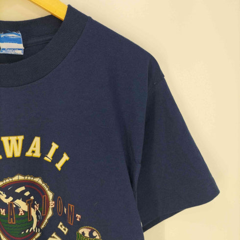 USA製 HAWAII プリント クルーネックTシャツ メンズ import:M
