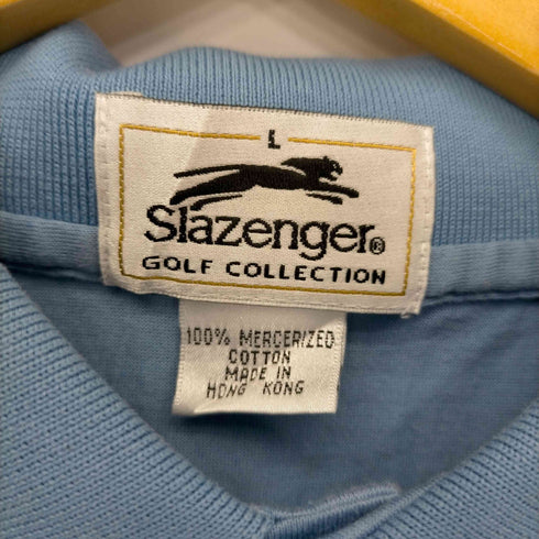 SLAZENGER 袖刺繍ポロシャツ メンズ import:L