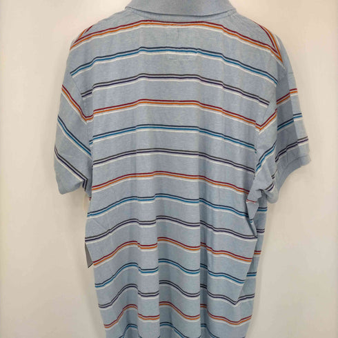 オールドネイビー OLD NAVY 00S ボーダーS/Sポロシャツ メンズ import:XXL
