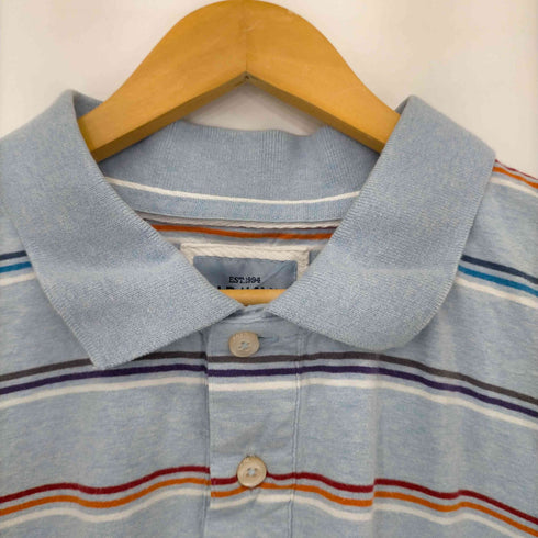 オールドネイビー OLD NAVY 00S ボーダーS/Sポロシャツ メンズ import:XXL