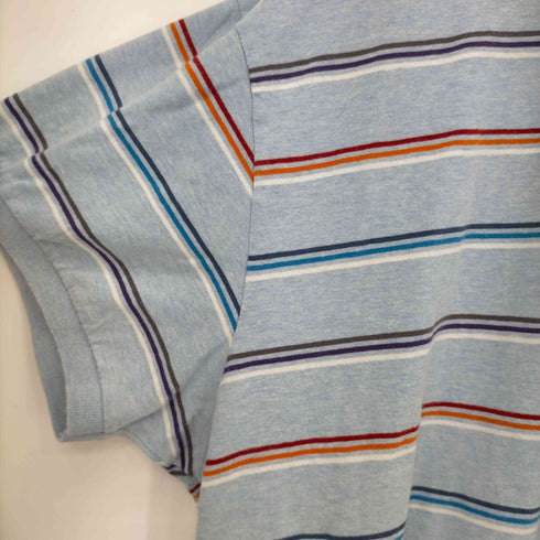オールドネイビー OLD NAVY 00S ボーダーS/Sポロシャツ メンズ import:XXL