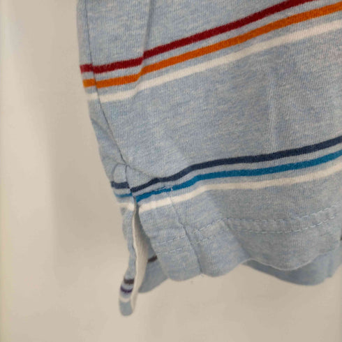 オールドネイビー OLD NAVY 00S ボーダーS/Sポロシャツ メンズ import:XXL