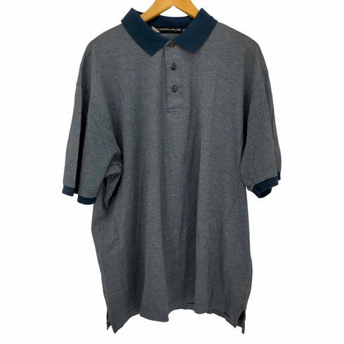 NICKLAUS 総柄鹿の子ポロシャツ メンズ import:XXL