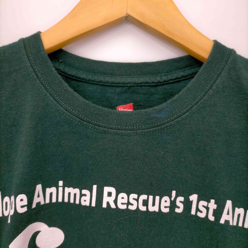 ヘインズ Hanes 両面プリント S/S Tシャツ メンズ JPN:S