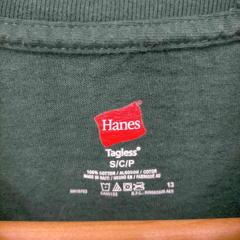 ヘインズ Hanes 両面プリント S/S Tシャツ メンズ JPN:S