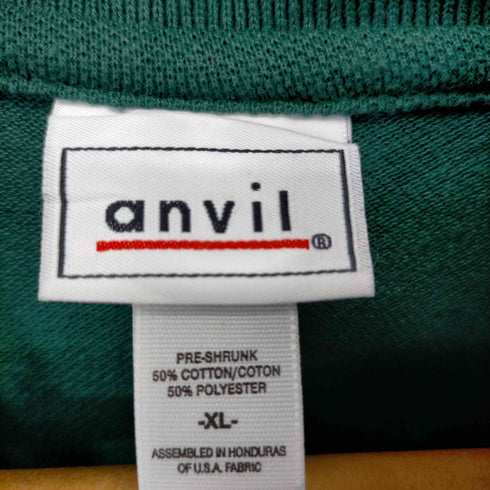 アンビル Anvil 企業刺繍鹿の子ポロシャツ メンズ import:XL
