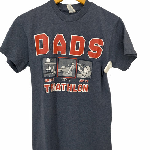 デルタプロウェイト DELTA PRO WEIGHT DADSプリント 霜降り S/S Tシャツ メンズ JPN:S