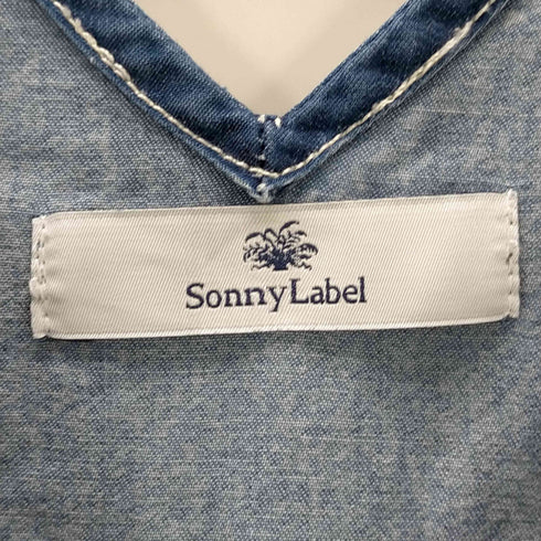 アーバンリサーチサニーレーベル URBAN RESEARCH Sonny Label クロス刺繍 デニム サロペット ワンピース レディース FREE