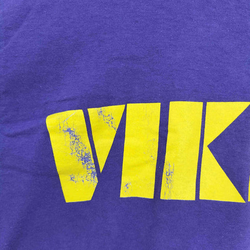 スターター STARTER 1995年 USA製 シングルステッチ VIKINGS プリント クルーネックTシャツ メンズ import:M