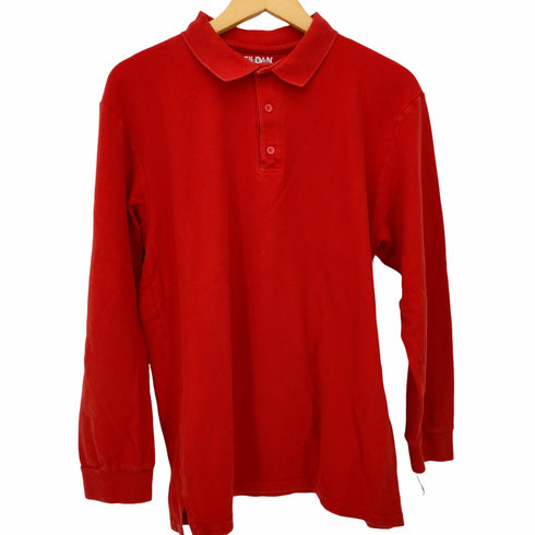 ギルダン GILDAN PREMIUM COTTON 長袖ポロシャツ メンズ import:XL