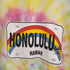 ヘインズ Hanes HONOLULUプリント タイダイ柄 S/S Tシャツ メンズ