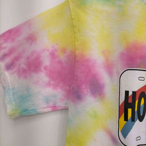ヘインズ Hanes HONOLULUプリント タイダイ柄 S/S Tシャツ メンズ