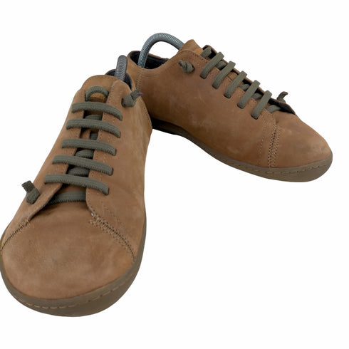 カンペール CAMPER Peu Cami Brown Leather Lace Up Euro Sneakers Shoes メンズ 41