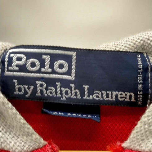 ポロバイラルフローレン Polo by RALPH LAUREN 裾ポニー刺繍 ストライプ柄 ハーフジップパーカー メンズ import:L