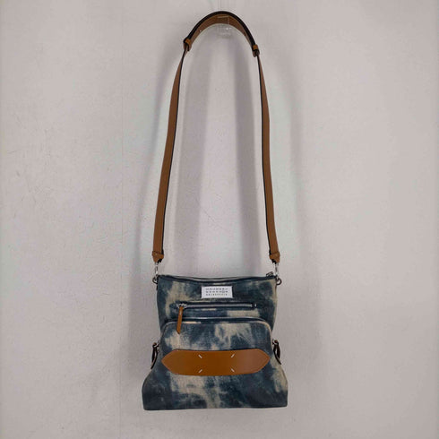 メゾンマルジェラ Maison Margiela 5AC レザー デニムエフェクト クラッチ & ショルダーバッグ レディース ONE SIZE
