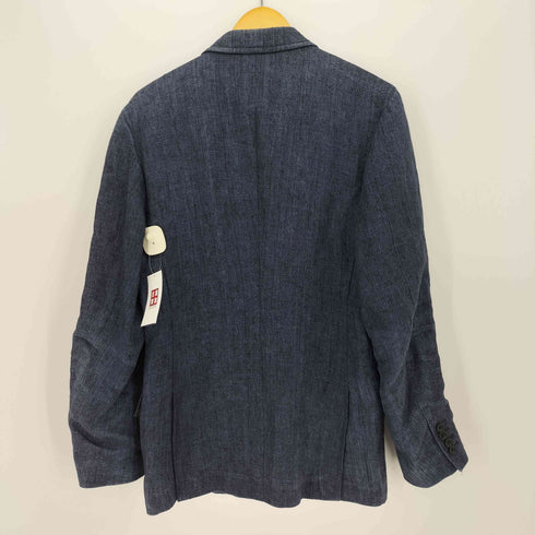 ラギッドクロージング THE RUGGED CLOTHING インディゴ リネン 4B テーラードジャケット メンズ JPN:XL