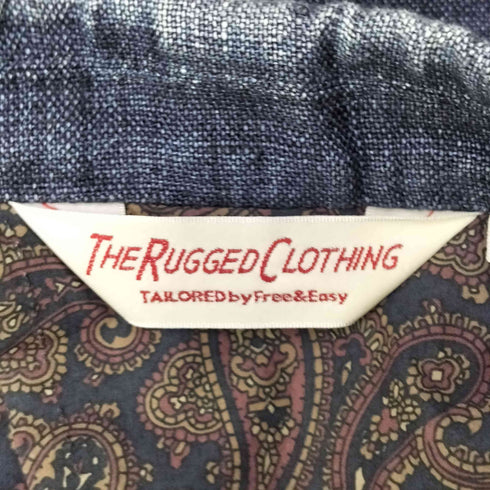 ラギッドクロージング THE RUGGED CLOTHING インディゴ リネン 4B テーラードジャケット メンズ JPN:XL