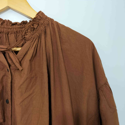 ネストローブ nest Robe コットンラミーバルーンスリーブワンピース レディース FREE