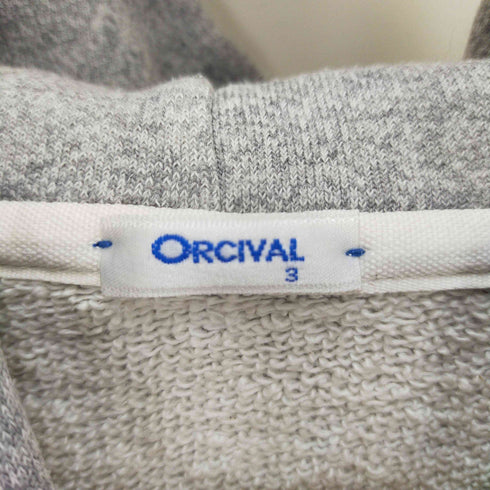 オーチバル ORCIVAL ダブルジップ スウェットパーカー レディース JPN:3