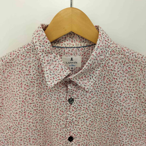 ランバンオンブルー LANVIN en Bleu 花柄 半袖シャツ メンズ 48