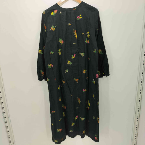 パラスパレス PALLAS PALACE 花柄 ノーカラーロングワンピース レディース 2