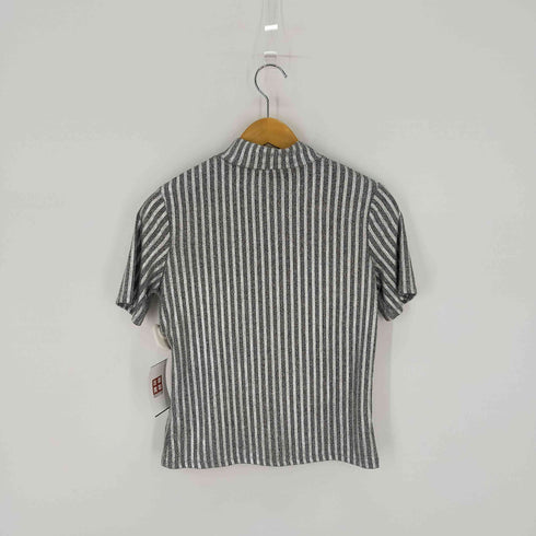 ザラ ZARA S/Sタートルネックシアーニットトップ レディース S