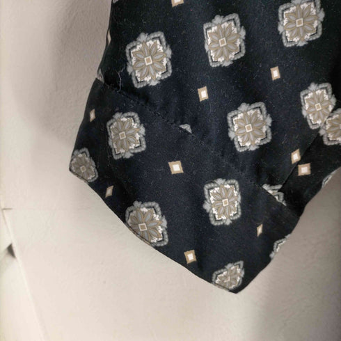 クラフトアンドバロー Croft&Barrow 総柄2P S/S シャツ レディース 2X