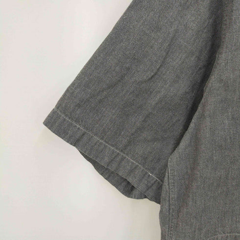 ダントン DANTON LINEN CLOTH PULLOVER S/S SHIRTS メンズ 42