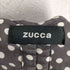 ズッカ ZUCCa ドット柄 ギャザーノースリーブワンピース レディース JPN:M
